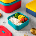 High and low temperature resistant silicone lunch box